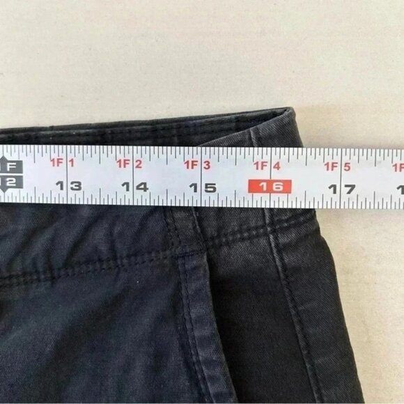 GAP Men’s Shorts 12” Stretch Casual Flat Front Chino Shorts Washed Black 31 - Picture 10 of 15